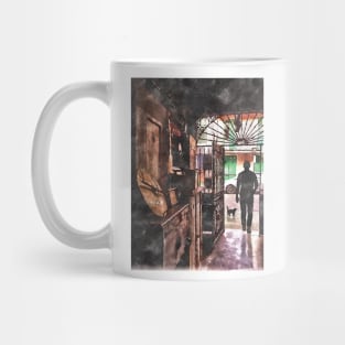 New Orleans Jazz and Cool Cats Watercolor Painting Mug